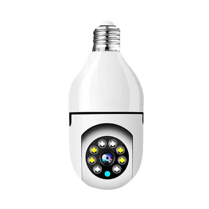 Bulb Security Camera 360° Panoramic Motion Detection Night Vision