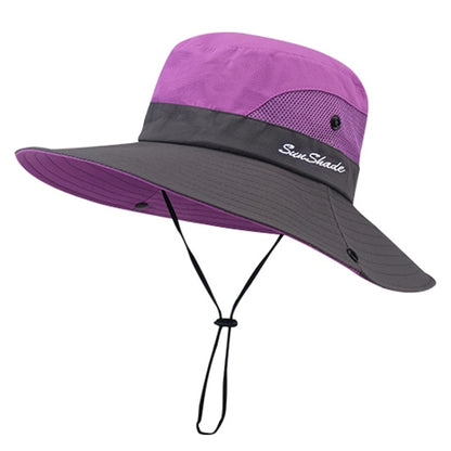 Women Wide Brim UV Protection Sun Hat