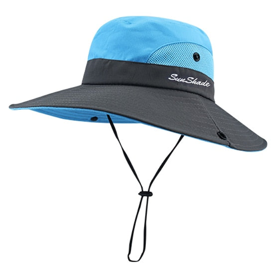 Women Wide Brim UV Protection Sun Hat